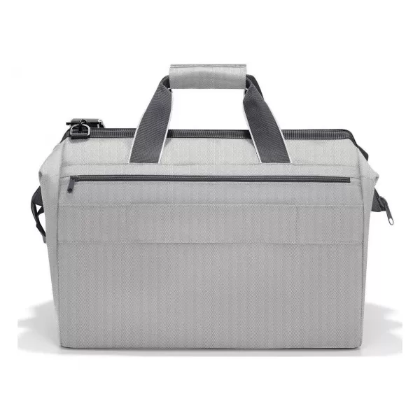  torba REISENTHEL ALLROUNDER L POCKET RIBLJA KOST SIVA 