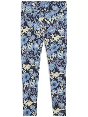 Ženske tajice PUMA ESS NATURE 2 0 AOP LEGGINGS 68808034 HLADNA PLAVA