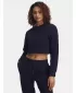 Ženski sweatshirt UNDER ARMOUR ICON TERRY VARSITY CREW PLAVA