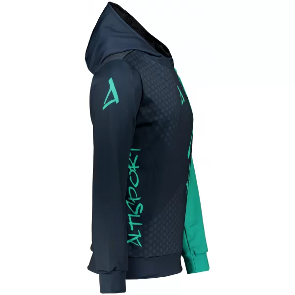  Muška premium funkcionalna majica ALTISPORT VOJ/ALM112MI01 CRNO-TIRKIZNA 
