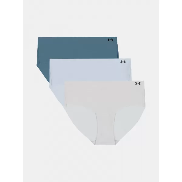  Ženske gaćice UNDER ARMOUR UA PURE STRETCH NS HIP - 3PK 1383895-453 PLAVO MIRNO 