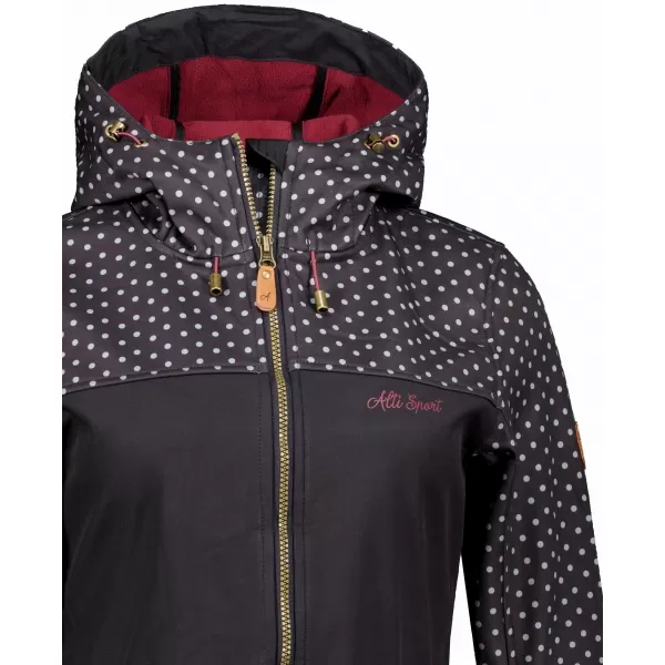  Ženska softshell jakna ALTISPORT GEMEE CRNA 