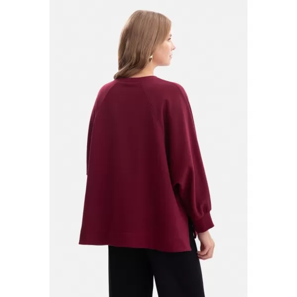  Ženski sweatshirt BEWEAR B306 TAMNOCRVENA 