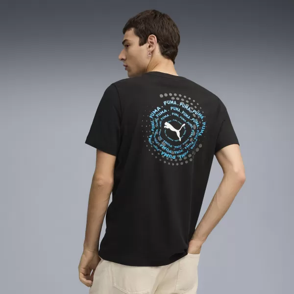  Muška majica kratkih rukava PUMA GRAPHIC EXECUTION TEE 68804201 PUMA CRNA 