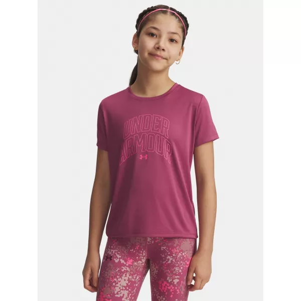  Majica za djevojčice UNDER ARMOUR TECH VARSITY GRAPHIC SS 6007917-659 CRVENA 