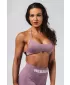 Bešavni sportski grudnjak na podizanje FLOW SEAMLESS 495 PINK Nebbia