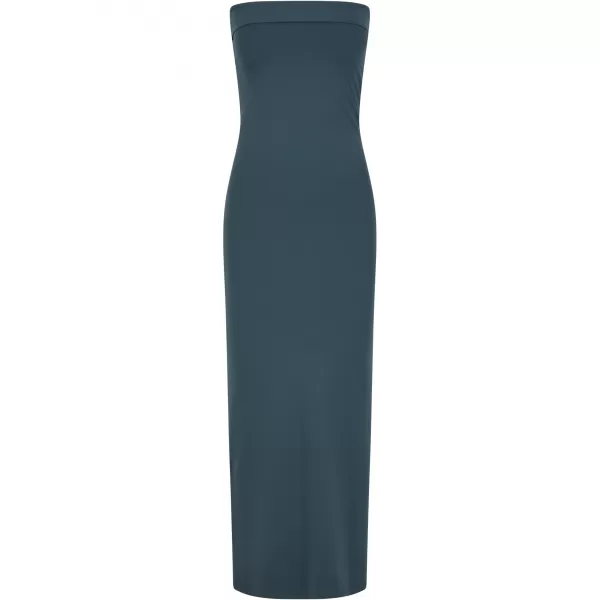  Haljina URBAN CLASSICS TB7468 TAMNOZELENE BOJE 