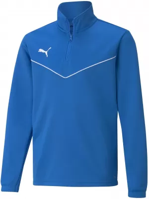 T -majica PUMA TEAMRISE 1/4 ZIP TOP JR 657395_02 ELEKTRIČNA PLAVA LIMUNADA