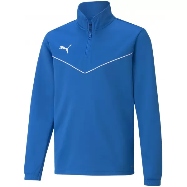  T -majica PUMA TEAMRISE 1/4 ZIP TOP JR 657395_02 ELEKTRIČNA PLAVA LIMUNADA 
