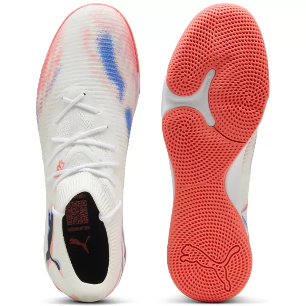  Čizme PUMA FUTURE 8 MATCH IT 10859801 WHITE/ BIJELA/PUMA CRNO/BLISTAVO CRVENO 