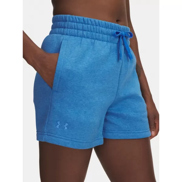  Ženske kratke hlače UNDER ARMOUR RIVAL FLEECE SHORT 1382723-402 PLAVA 