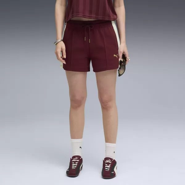  Ženske kratke hlače PUMA T7 PINTUCK SHORTS 4' 63213996 RUBIN SVJETLUCANJE 