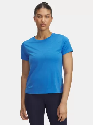 Ženska majica kratkih rukava UNDER ARMOUR UA LAUNCH SHORTSLEEVE 1382434-402 PLAVA