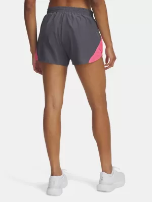 Ženske kratke hlače UNDER ARMOUR UA FLY BY 3'' SHORTS 1382438-027 SIVA