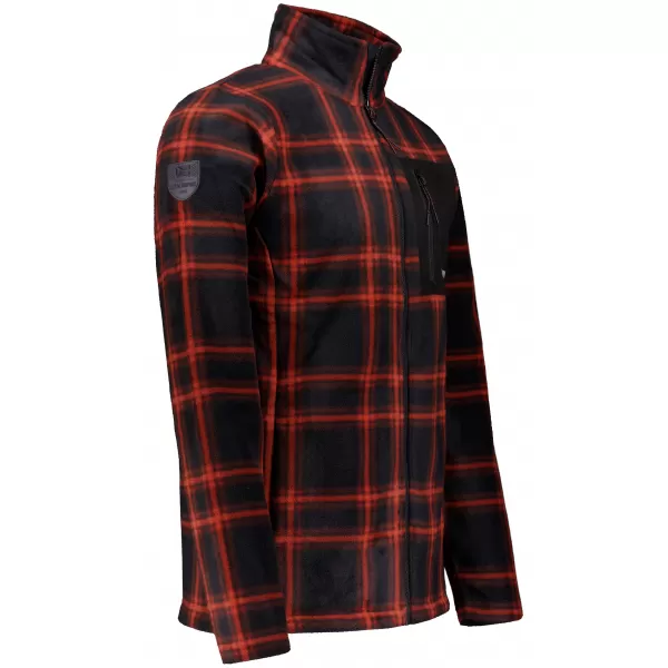  Muški sweatshirt ALTISPORT SERAN ČERVENÁ NARANČASTA 