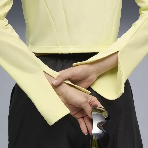  Ženska jakna PUMA DARE TO SLIM CROPPED TRACK JACKET 63214635 ZLATNI MJESEC 