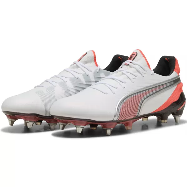  Muške nogometne čizme PUMA KING ULTIMATE MXSG 10881701 PUMA WHITE/PUMA SILVER 