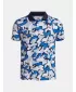 Majica za dječake UNDER ARMOUR UA MATCHPLAY PRINTED POLO 1377349-412 PLAVA