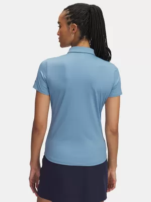 Ženska majica kratkih rukava UNDER ARMOUR UA PLAYOFF SS POLO 1383612-418 PLAVA