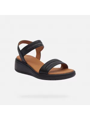 Ženske sandale GEOX MELICONIA G000969 CRNA