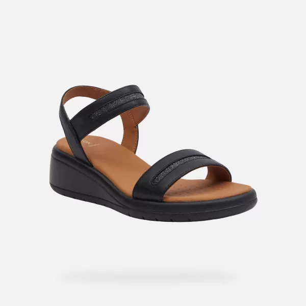  Ženske sandale GEOX MELICONIA G000969 CRNA 
