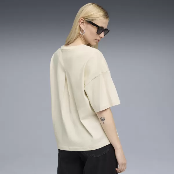  Ženska majica kratkih rukava PUMA HER OVERSIZED TEE 68814887 ALPSKI SNIJEG 