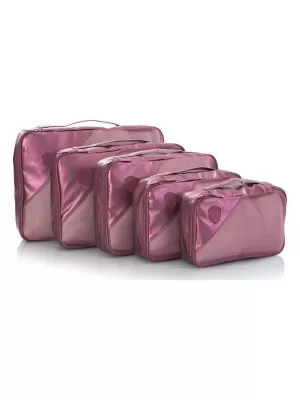Kofer HEYS Metallic Packing Cube 5pc TAMNOCRVENA