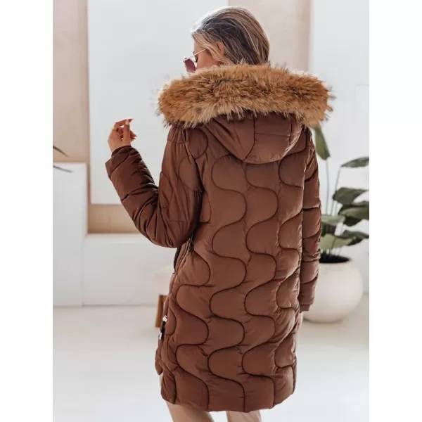  Ženska jakna DSTREET TY4936 SMEĐI 