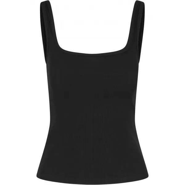  Ženska majica bez rukava URBAN CLASSICS TB7513A CRNA/PUDER PLAVA 