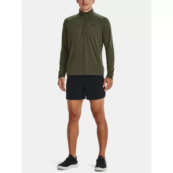  Muška majica kratkih rukava UNDER ARMOUR UA TECH 2.0 1/2 ZIP 1328495-392 ZELENA 