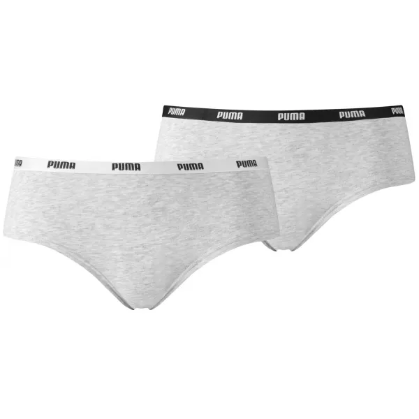  Gaćice PUMA WOMEN HIPSTER 2P PACK 90785205 SIVA/SIVA 