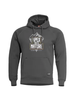 Majica PENTAGON PHAETON HOOD SWEATER APEX OF NATURE K09021 CINDER SIVA