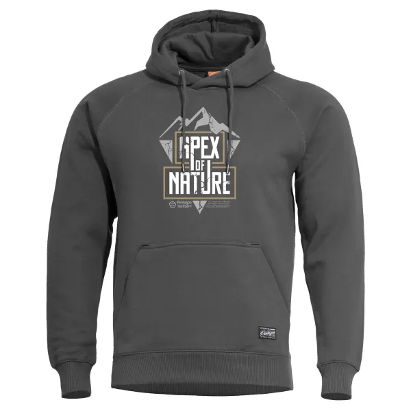  Majica PENTAGON PHAETON HOOD SWEATER APEX OF NATURE K09021 CINDER SIVA 