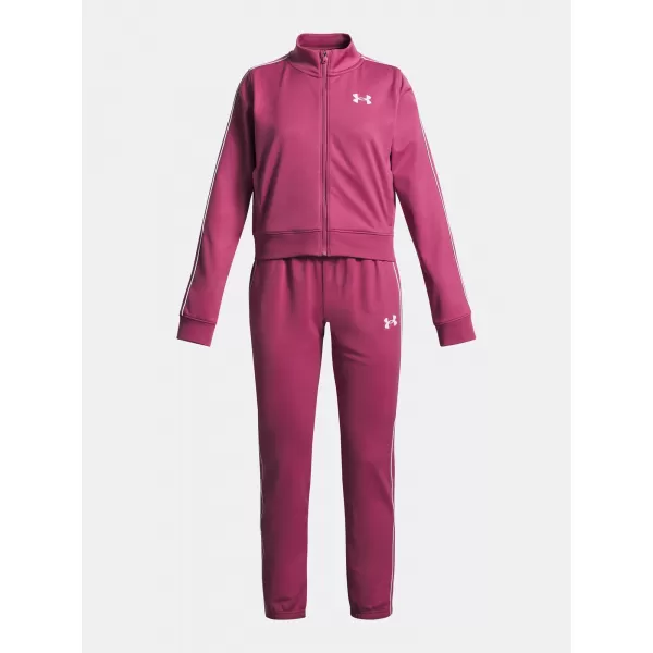  Komplet za djevojčice UNDER ARMOUR UA ICON KNIT CROP TRACKSUIT 1386528-659 CRVENA 