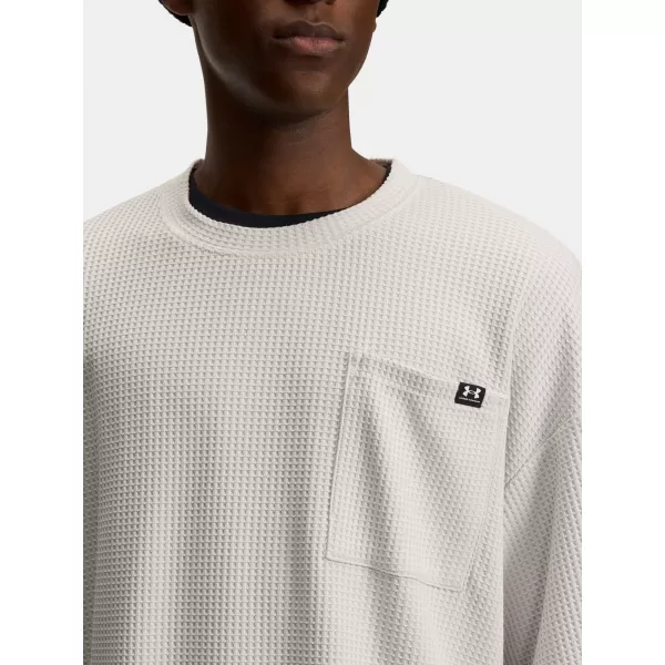  Muška majica kratkih rukava UNDER ARMOUR UA RIVAL WAFFLE CREW 1383106-110 BIJELA 
