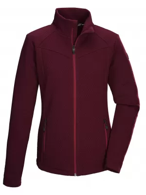 Ženski sweatshirt KILLTEC KOW 2 TAMNOCRVENA