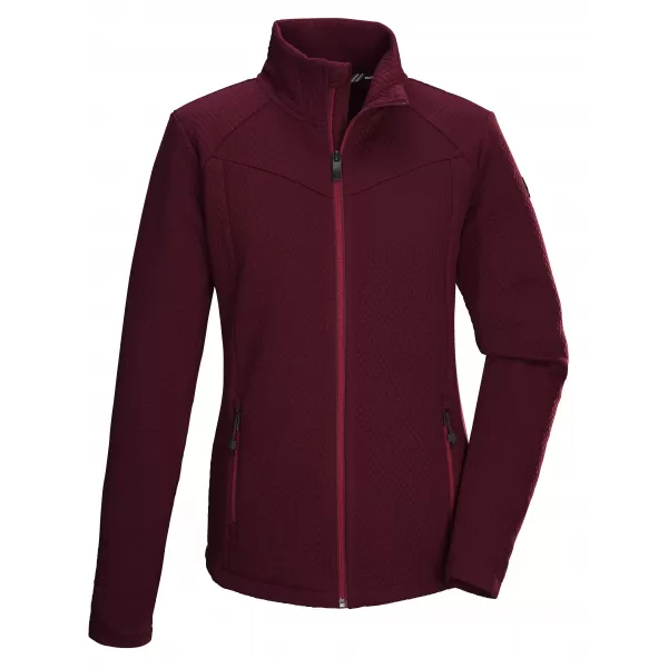 Ženski sweatshirt KILLTEC KOW 2 TAMNOCRVENA 