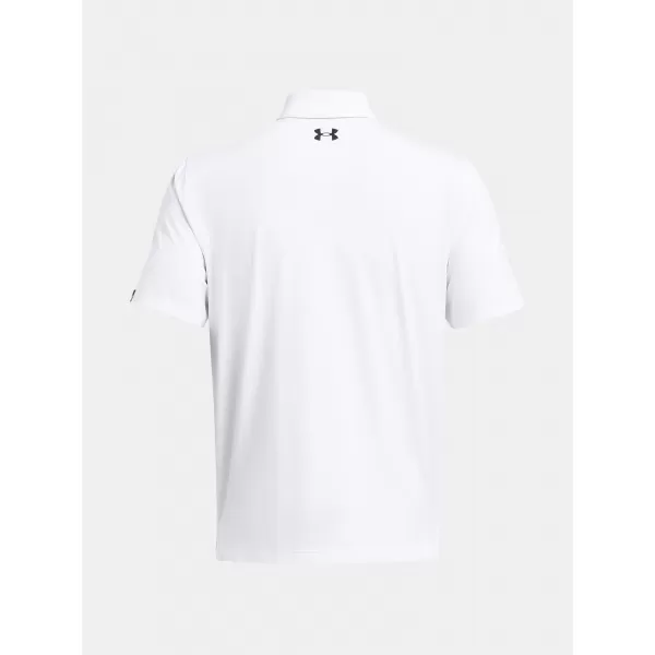  Muška majica kratkih rukava UNDER ARMOUR UA T2G POLO LB 1383255-100 BIJELA 
