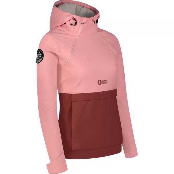  Ženski softshell anorak NORDBLANC NBWSL8275 SVIJETLORUŽIČASTA 