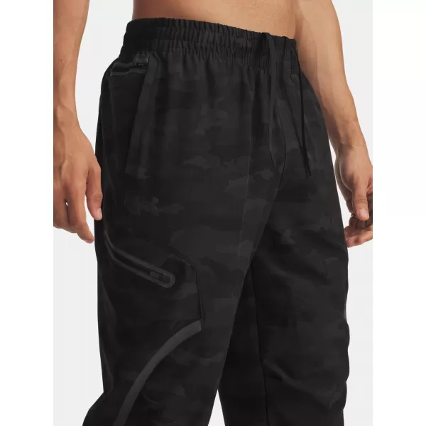  Muške sportske hlače UNDER ARMOUR UA UNSTOPPABLE CARGO PANT 1390256-003 CRNA 