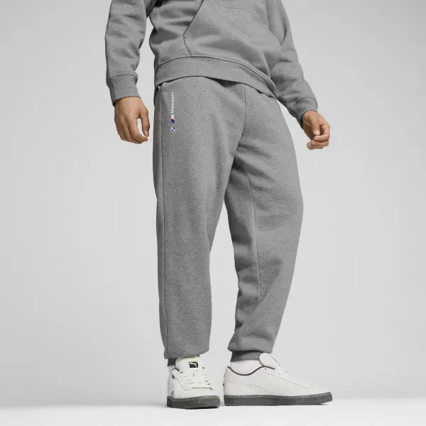  Muški tragovi PUMA BMW MMS ESS+ PANTS FLEECE 62749903 SREDNJE SIVO ODVJETNIK 