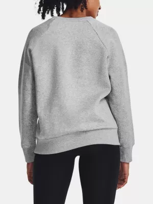 Ženski sweatshirt UNDER ARMOUR UA RIVAL FLEECE CREW 1379508-012 SIVA