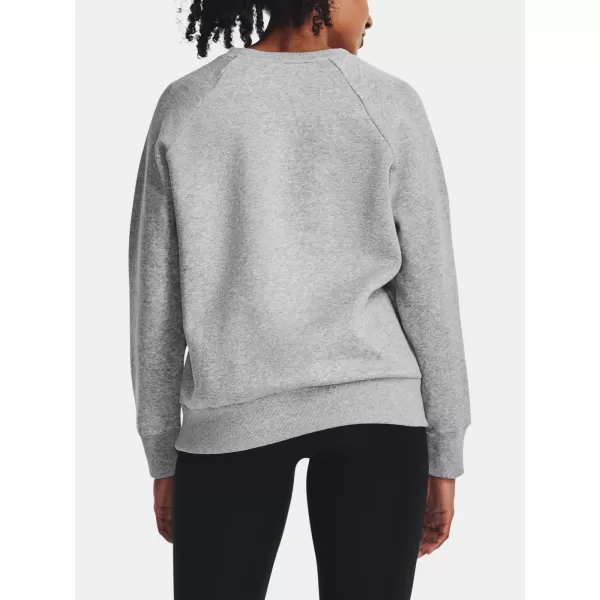  Ženski sweatshirt UNDER ARMOUR UA RIVAL FLEECE CREW 1379508-012 SIVA 