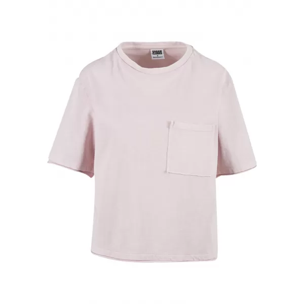  Ženska majica kratkih rukava URBAN CLASSICS TB7465 RUMENA RUŽA 