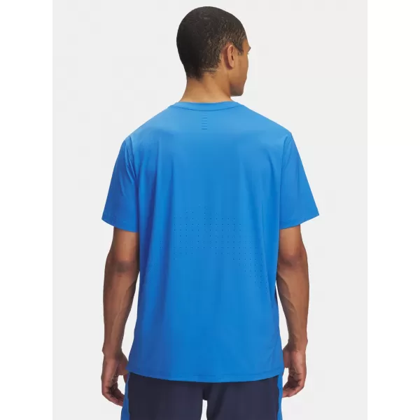  Muška majica kratkih rukava UNDER ARMOUR UA LAUNCH ELITE SHORTSLEEVE 1389802-402 PLAVA 