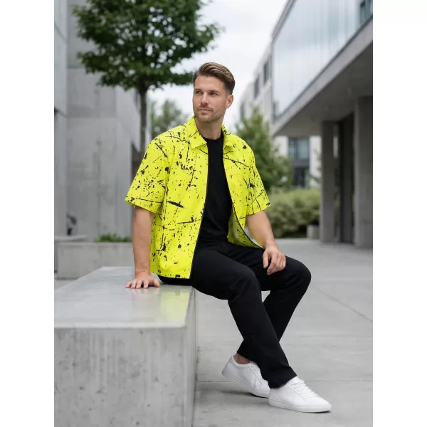  Muška vrhunska košulja ALTISPORT VOJ/ALM034KOS01 NEON ŽUTA 
