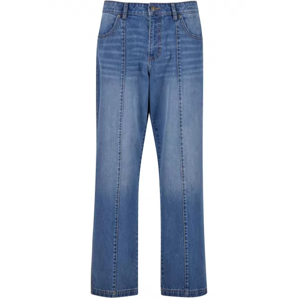  Muške traperice URBAN CLASSICS TB7605 SREDNJE TAMNOPLAVO ISPRANO 