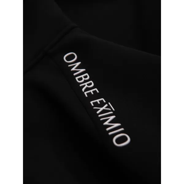  Muška dukserica OMBRE OM-SSZP-0211 CRNI 