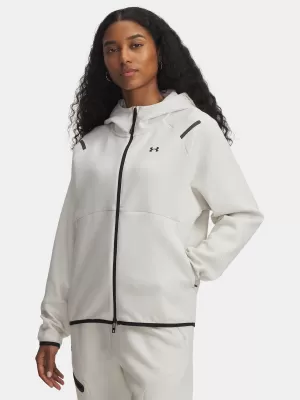 Ženski sweatshirt UNDER ARMOUR UNSTOPPABLE FLEECE FZ 1379842-110 BIJELA