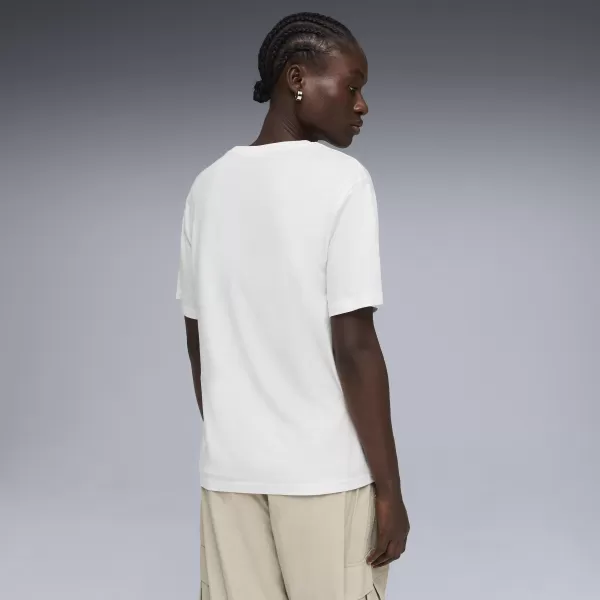  Ženska majica kratkih rukava PUMA GRAPHICS RELAXED TEE BETTER 691908_02 PUMA BIJELA 